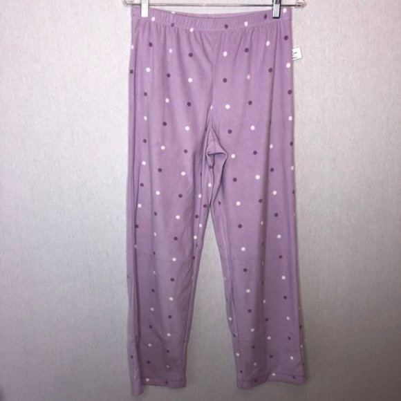 Charter Club Cozy Fleece Printed Pajama pants - Picture 1 of 8
